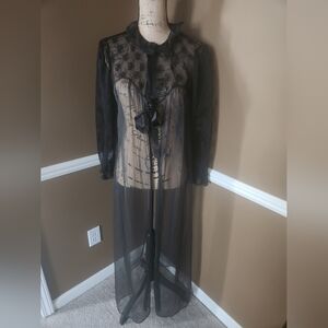 Gotham NY Vintage Negligee Robe Medium